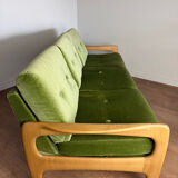 Vintage 3-seater convertible sofa – Eugen Schmidt / Soloform style