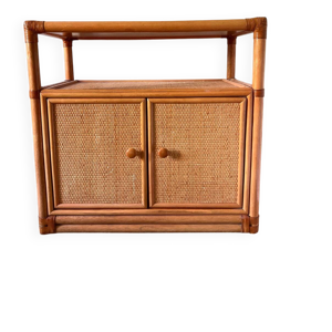 Buffet en rotin et cannage