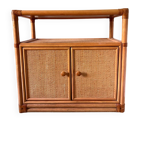 Vintage rattan and cane sideboard