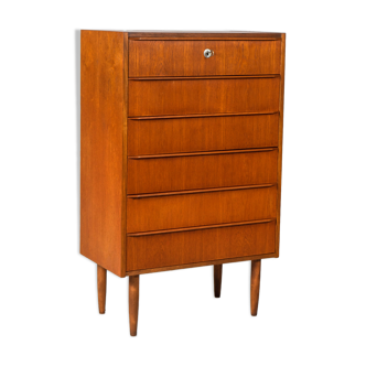 Commode danoise en teck du milieu du siècle, Danemark, 1960