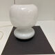 Vintage 70's opaline glass table lamp, Italian work