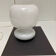 Vintage 70's opaline glass table lamp, Italian work