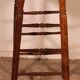 19th-century elm bar stool