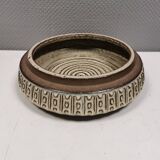Large dish from Danish Michael Andersen 1970-80s. Stamped (The three fish)