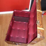 Arched fawn mail trunk 1920s - 100 x 54 x 46 cm