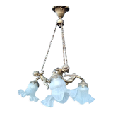 Bronze angel chandelier