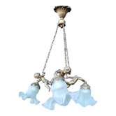 Bronze angel chandelier