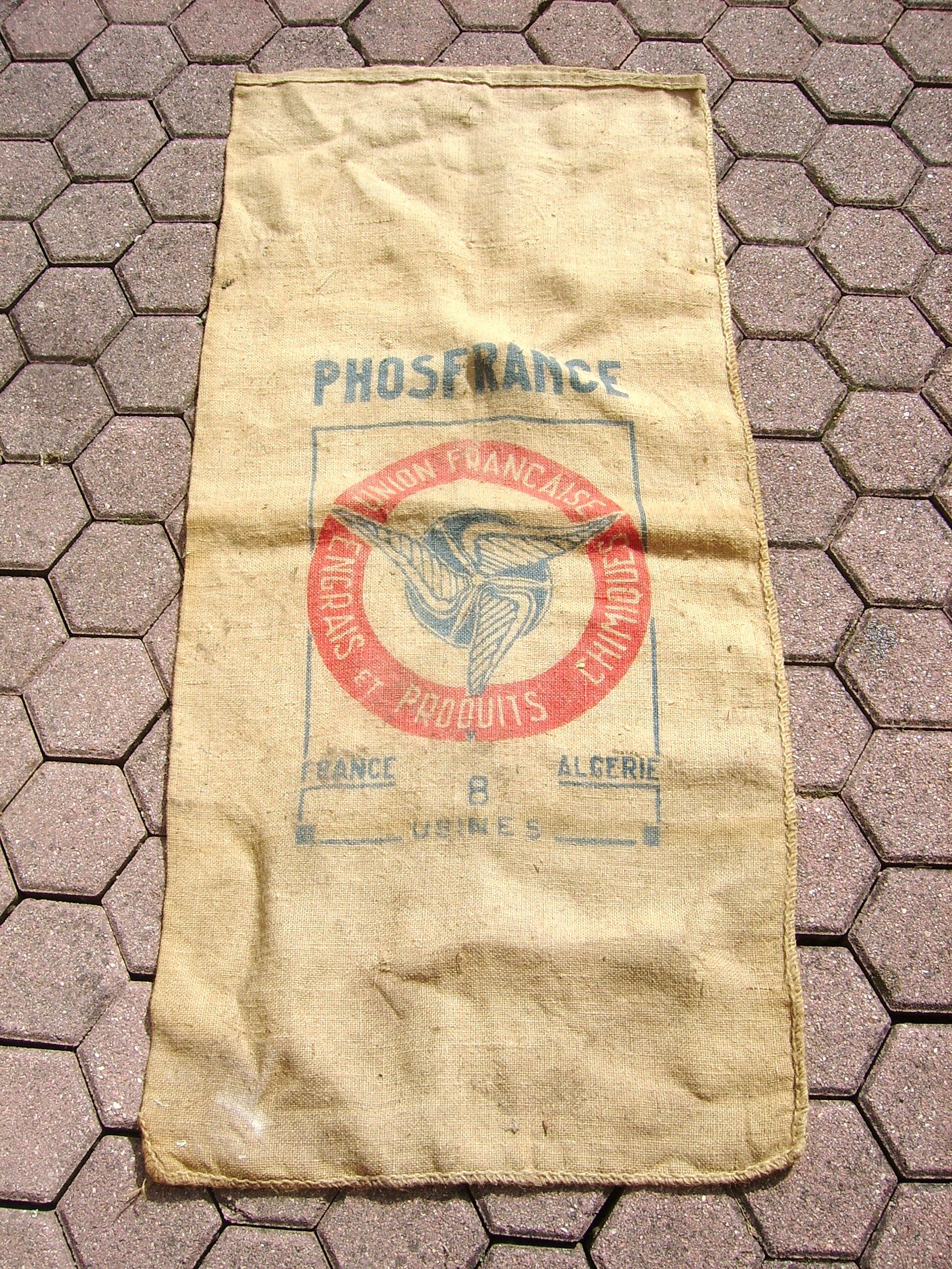 Bag burlap phosfrance phosphate fertilizer
