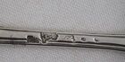 Dessert spoon, solid silver XVIII, 18 cm, Paris filet model.