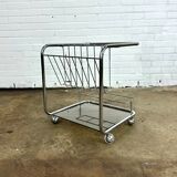 Chrome serving trolley