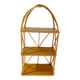 Vintage rattan shelf
