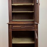 Cabinet bourguignon de style louis xiii en bois massif vers 1850-1880