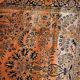 Handmade antique Persian Sarouk rug 4' x 6.4' (122cm x 195cm) 1920s