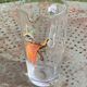 Vintage glass bird decanter, 1950/60