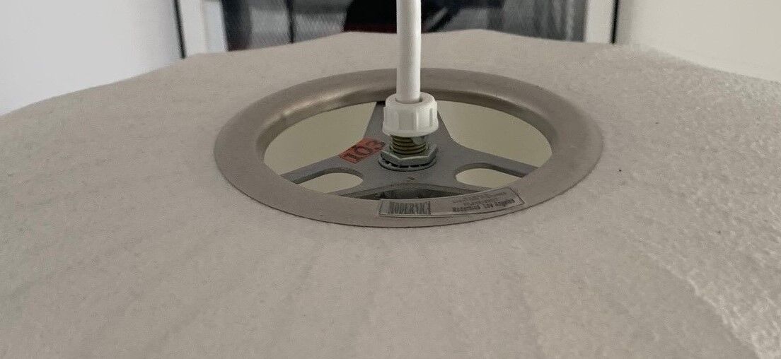 Crisscross Bubble pendant lamp by George Nelson