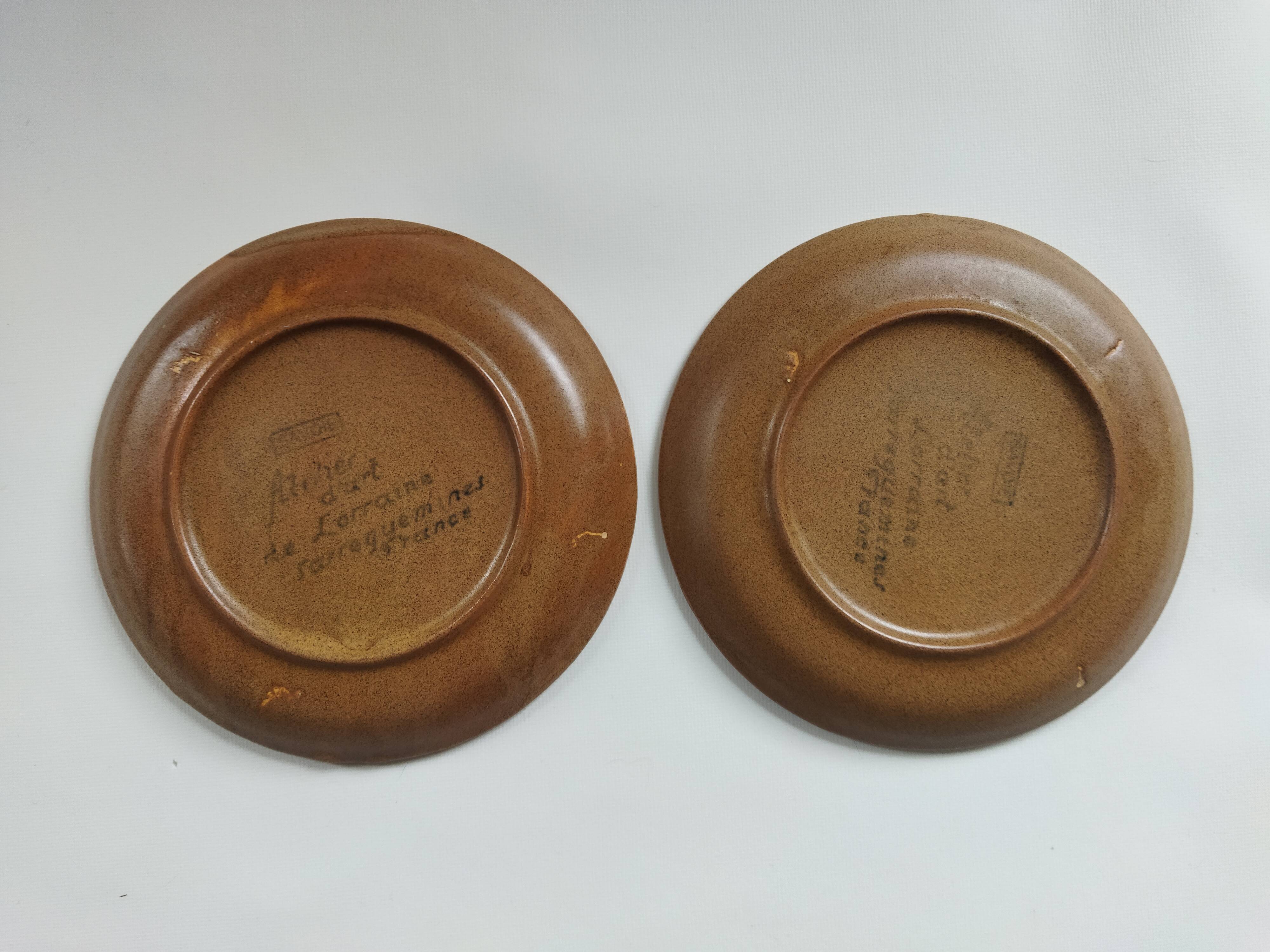 Sarreguemines "Savoie" coffee cups