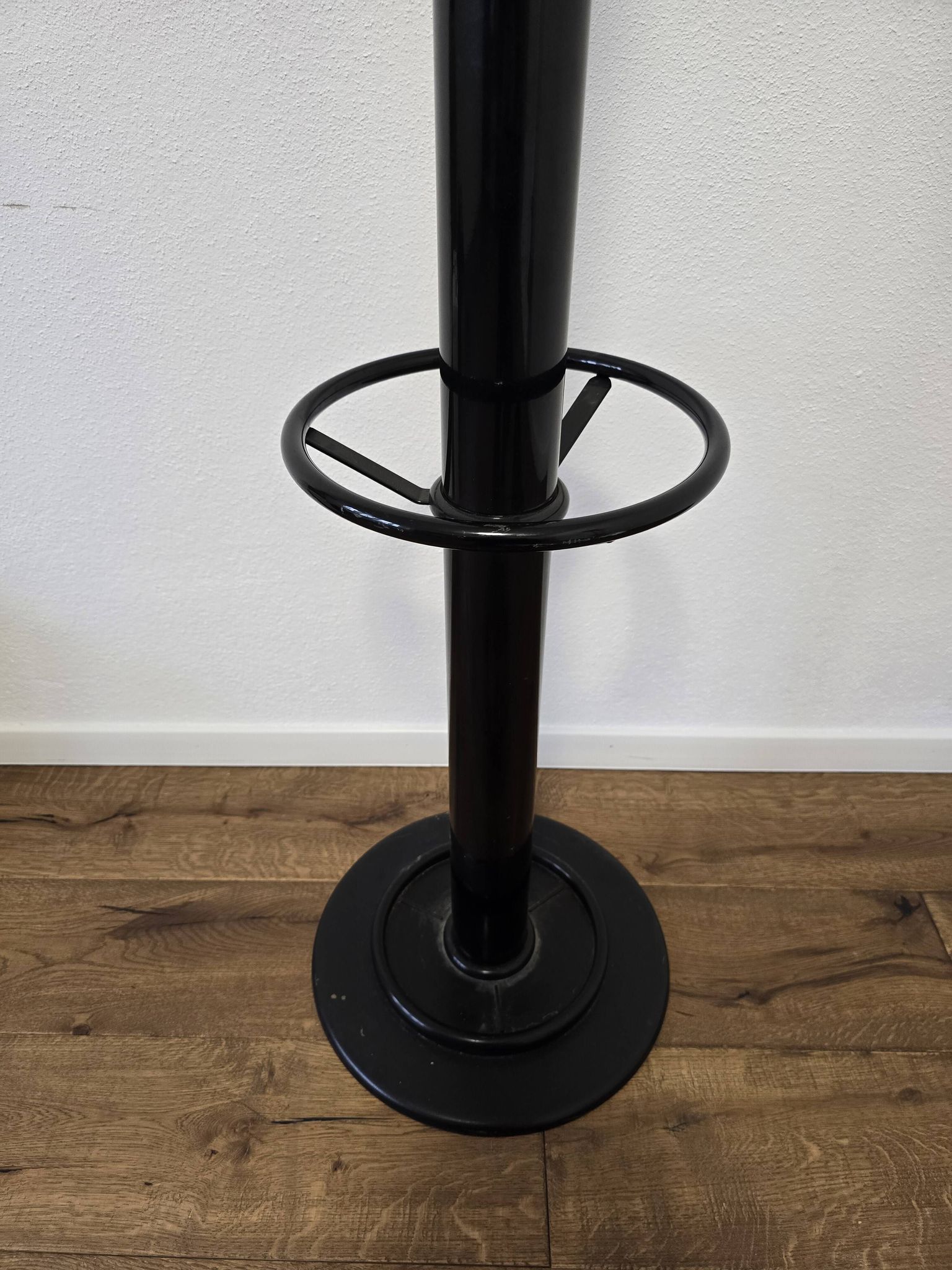 80s Stylish Black Coat Rack and Umbrella Stand