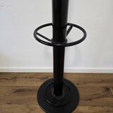 80s Stylish Black Coat Rack and Umbrella Stand