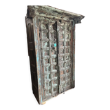 Indian cabinet 2 gridded doors