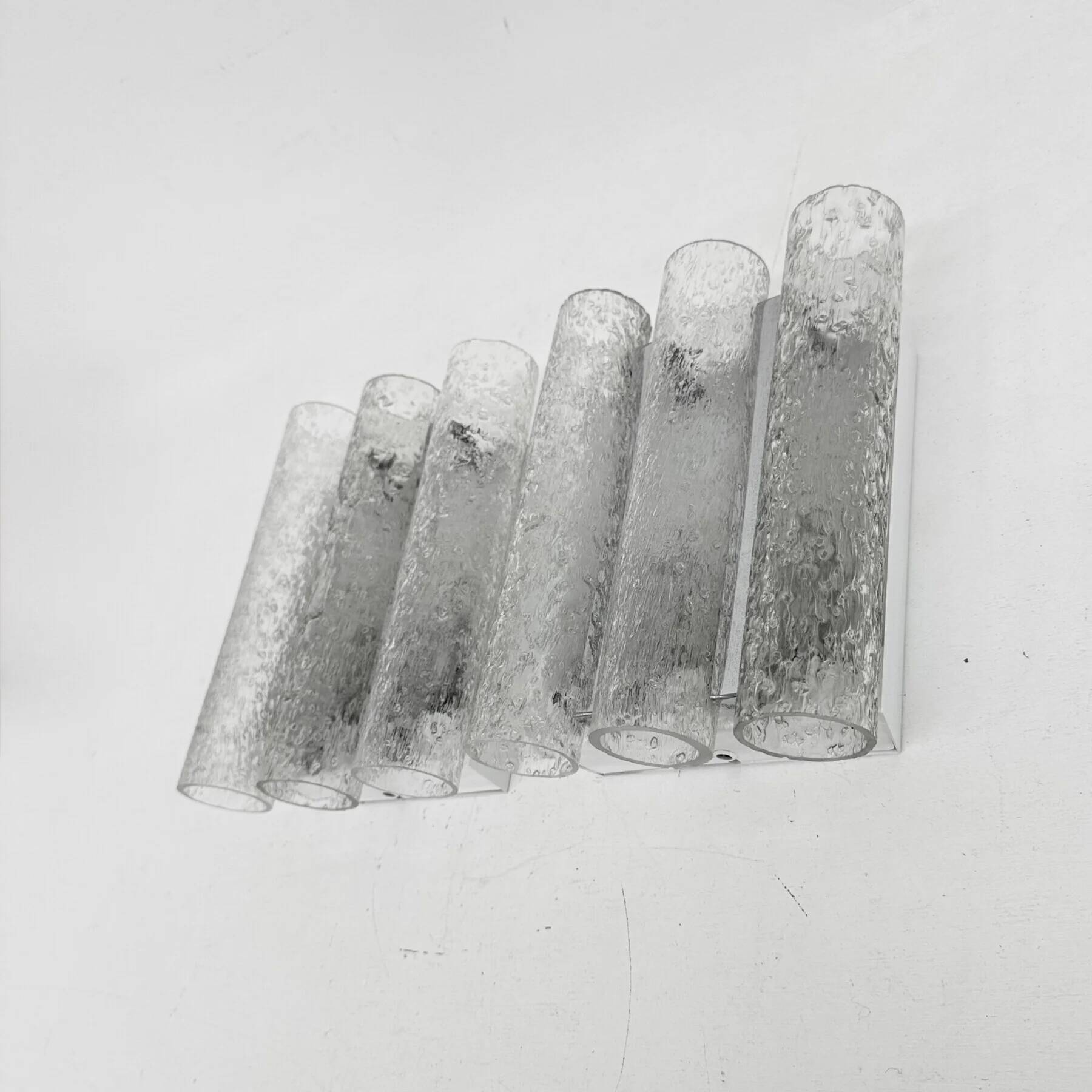 Mid-century design Doria Leuchten wall lamps sconce, 1970s