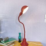 Burgundy flexible casserole lamp, 1960