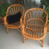 Vintage rattan chairs