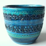 Small bitossi planter - designed by Aldo Londi - marked - vintage