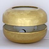 Luciano Frigerio Italian Table Lamp Vibrated Brass "Ballata Alta", 1974