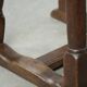 Antique Dutch oak stool from the early 19th century with a nice design