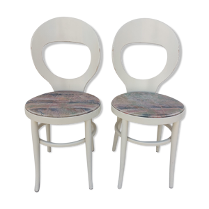 Paire de chaises baumann