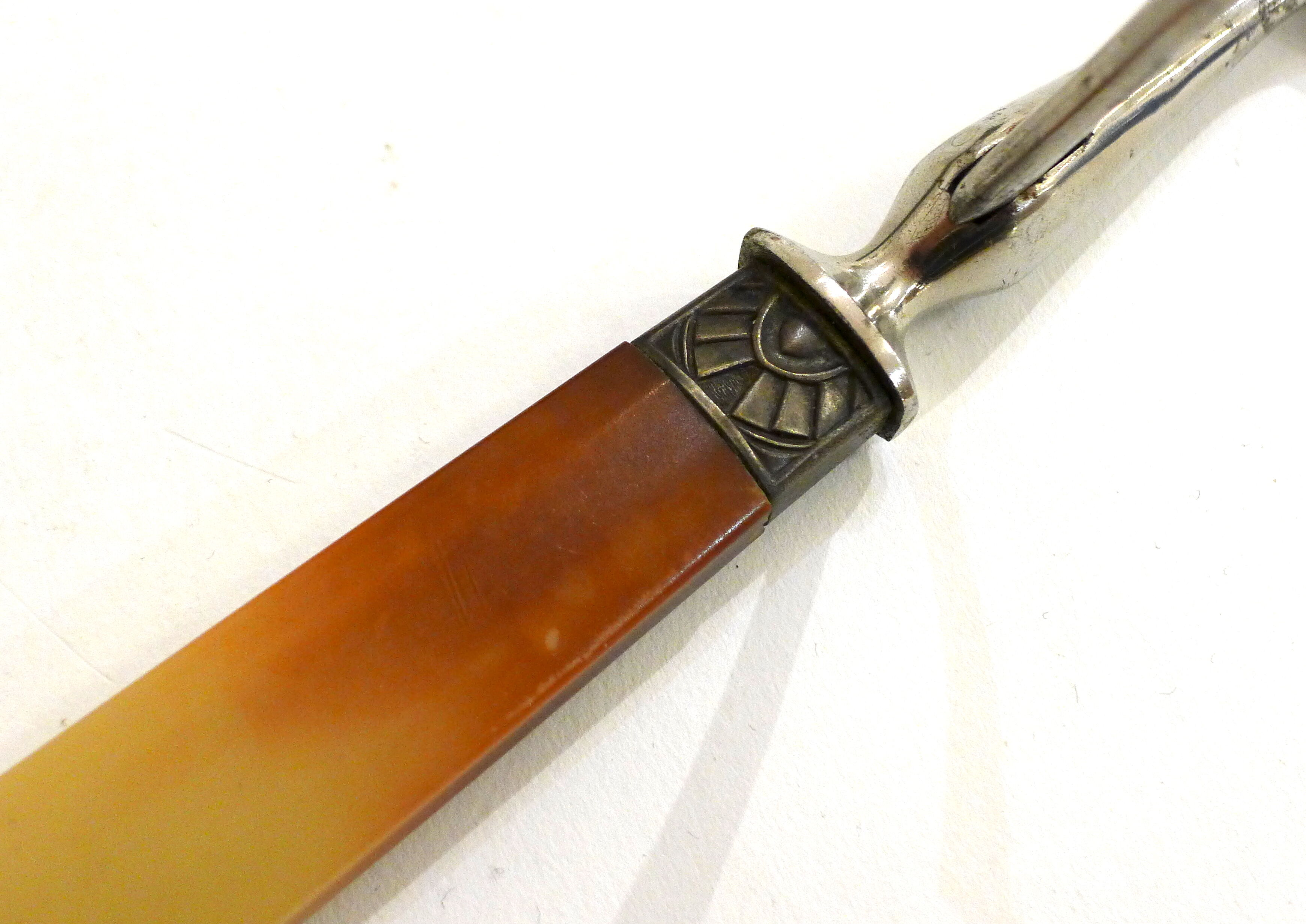 Art Deco leg covered box