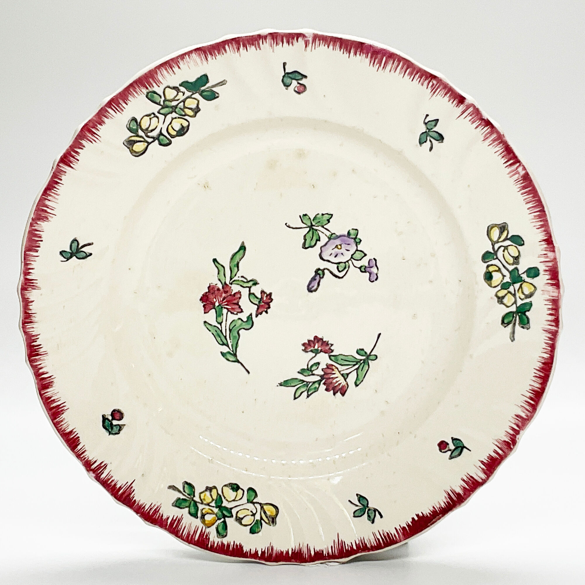 Round Service Dish "Longwy – Old Strasbourg"