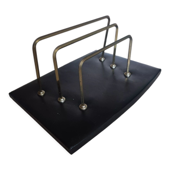 Mail holder imitation gold metal vintage