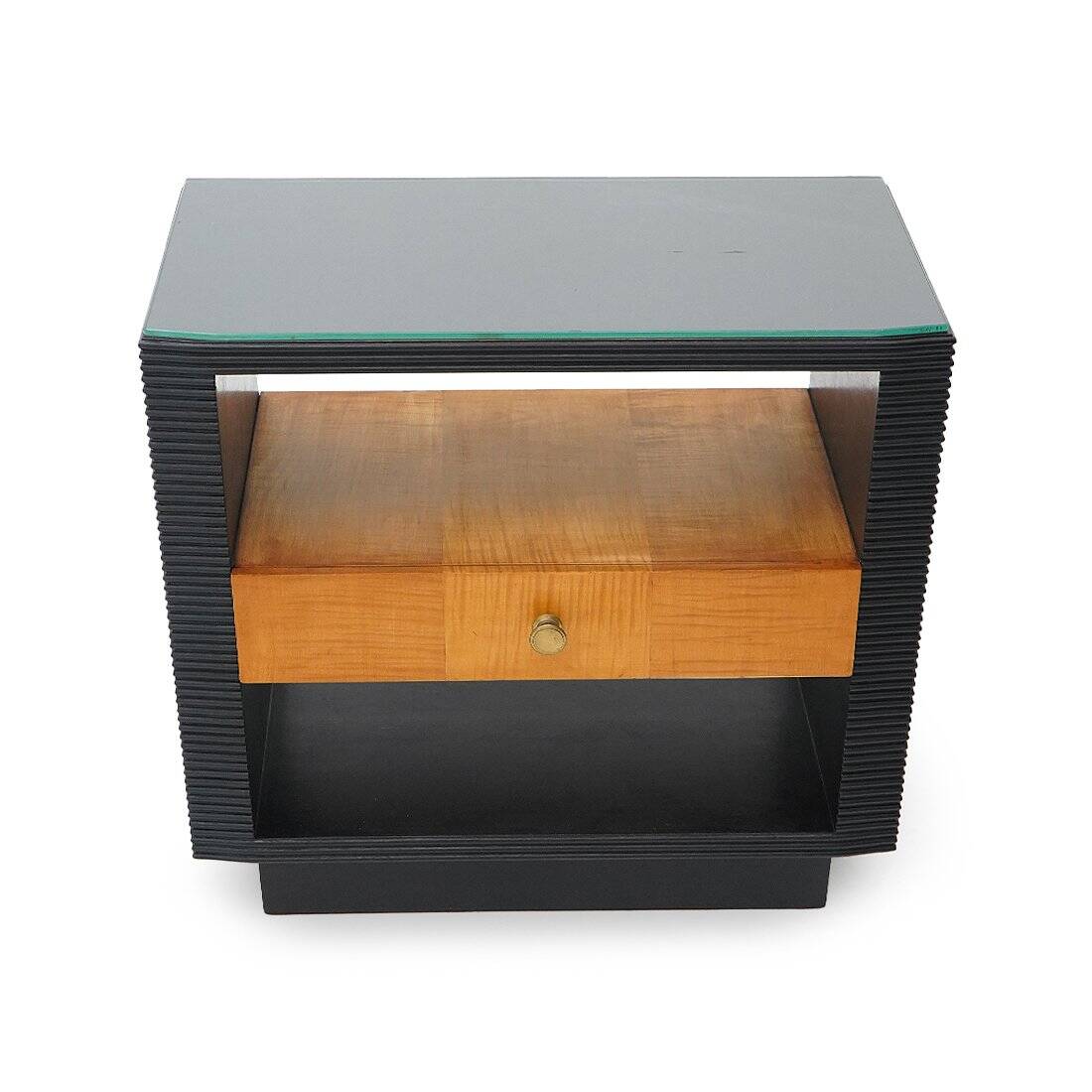 Art Deco bedside tables, 1930s, set of 2