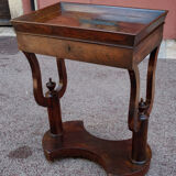 Dressing table empire 19th cty style in mahogany