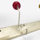 Wooden coat rack