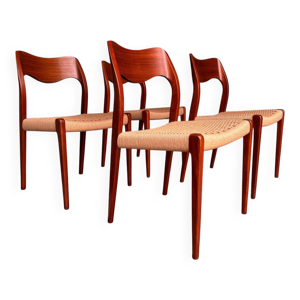 lot de 4 chaises Møller