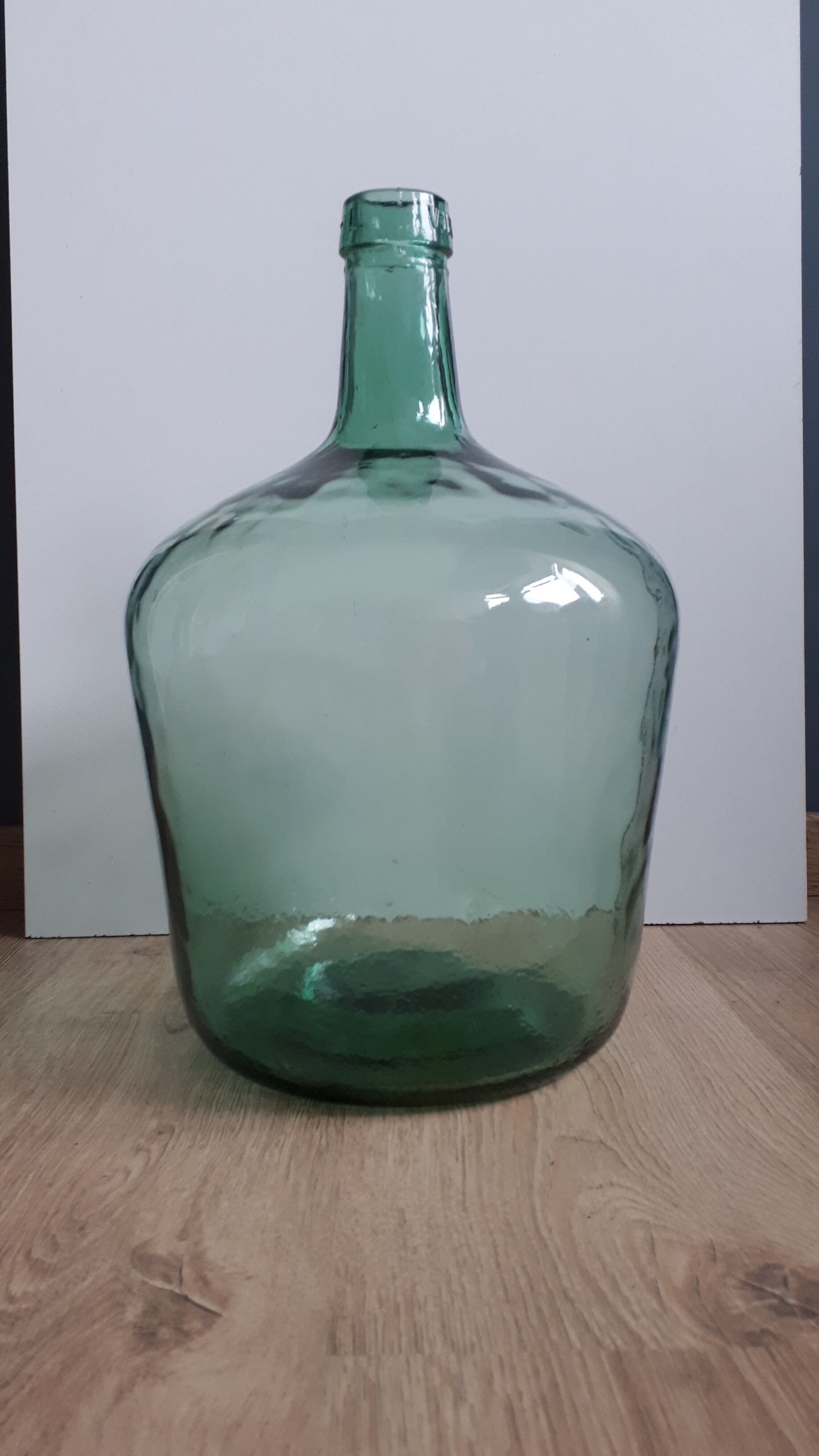 Demijohn 10 L clear green