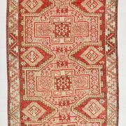 5x10 Geometric Tribal Red Persian Rug, 141x309Cm