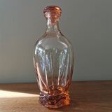 Art deco carafe in pink glass