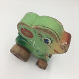 Biche en bois à tirer
