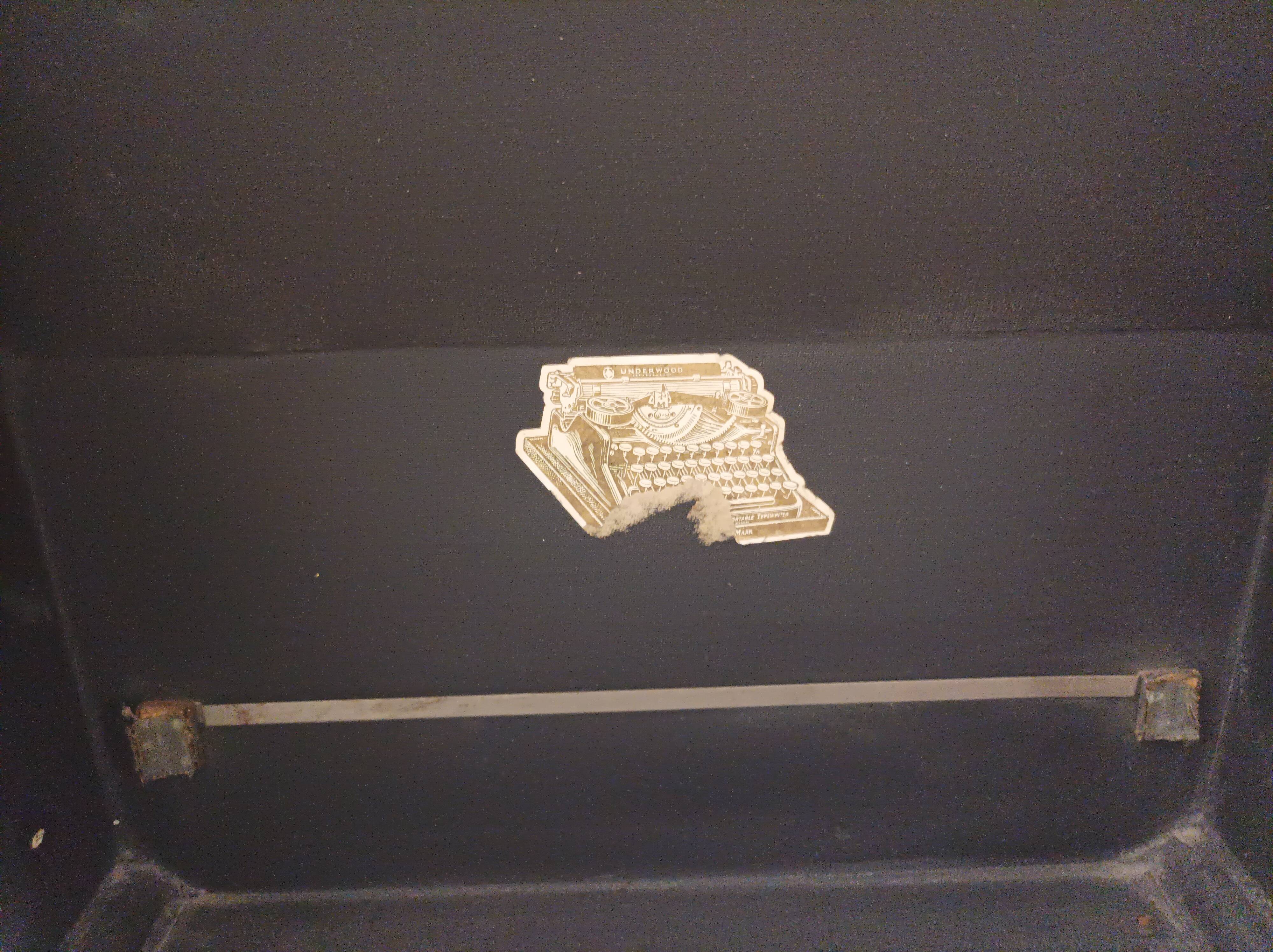 Underwood portable typewriter