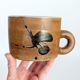 Lot de 4 pièces en céramique par Madeleine Brault, Poterie de la Colombe