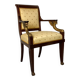 Fauteuil haut Empire français ancien