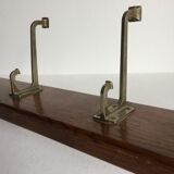 Coat rack 4 hooks art deco