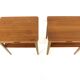 Pair of Scandinavian teak bedside tables, Björkås Möbelfabrik, Sweden, 1960