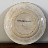 Plate talking rébus, 19th century