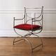 Fauteuil Curule, Maison Jansen, 1970