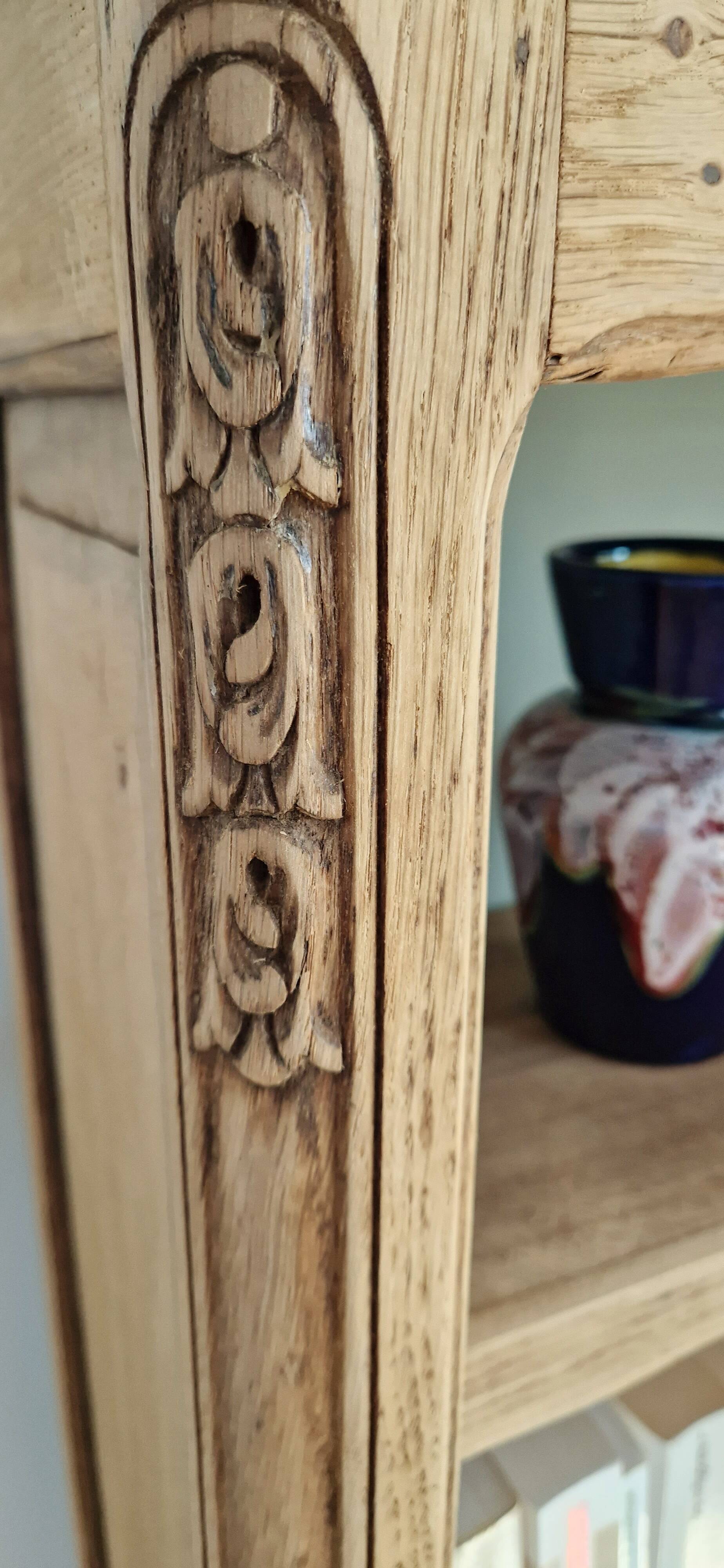 Bibus vintage oak bookcase