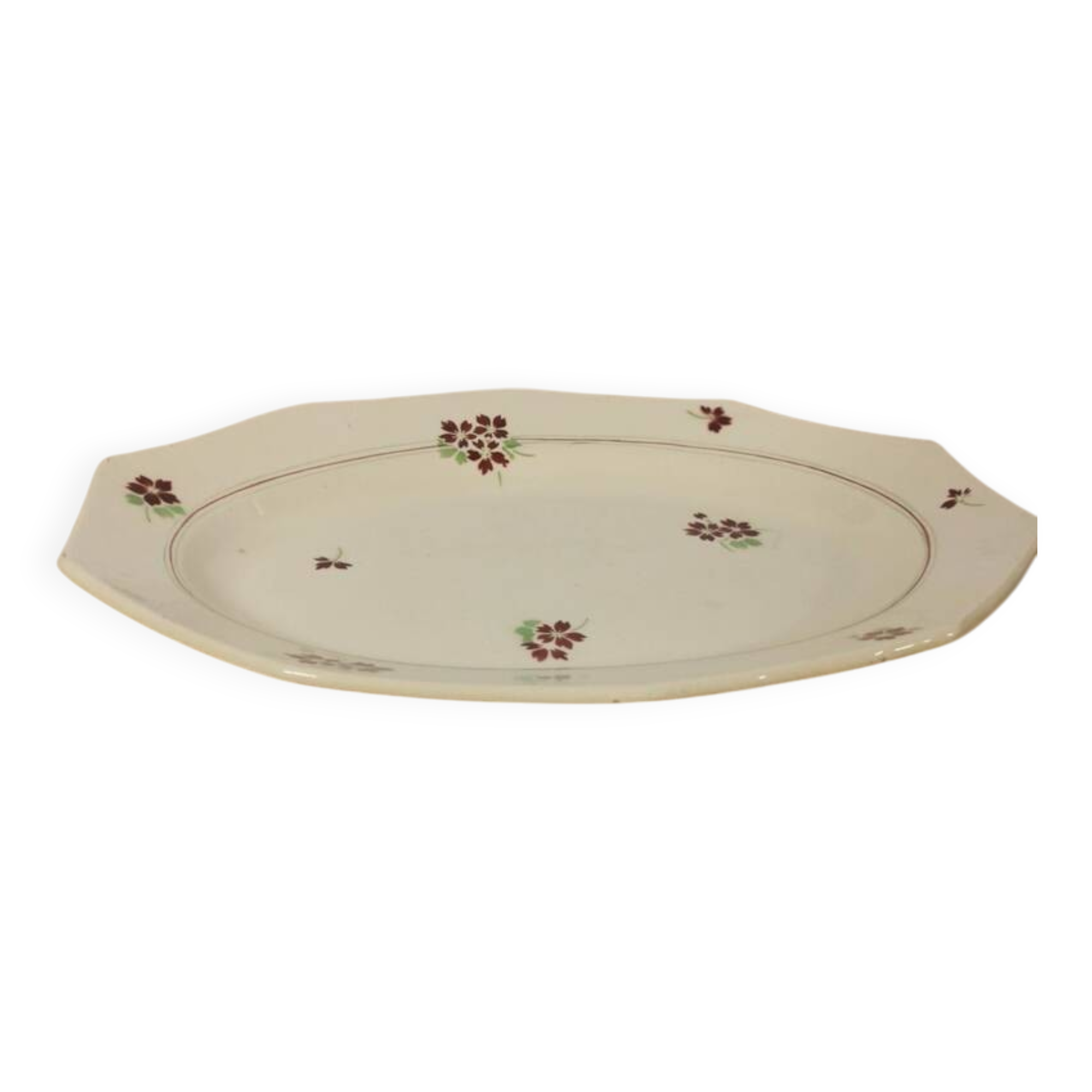 Large oval platter paul - moulin des loups & hamage